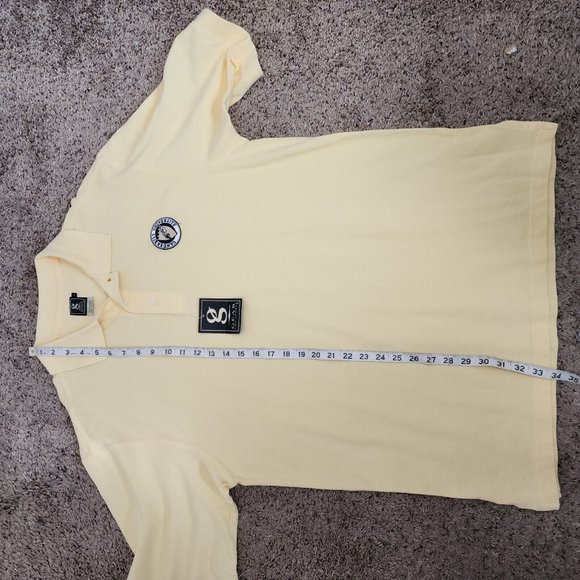 NWT Vanderbilt University College Yellow Logo 100% Cotton Polo XL - Picture 10 of 10
